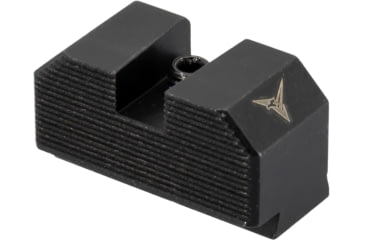 Image of TRYBE Defense High Glow 1-Dot Tritium Night Sights for Glock 17/19/22/23/24/26/27/33/34/35/37/38/39/42/43, Mid, Black, 1DTSG-MD
