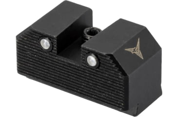 Image of TRYBE Defense High Glow 3-Dot Tritium Night Sights for Glock 17/19/22/23/24/26/27/33/34/35/37/38/39/42/43 P320/P365, Mid, Black, 3DTSG-MD