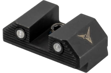 Image of TRYBE Defense High Glow 3-Dot Tritium Night Sights for Glock 17/19/22/23/24/26/27/33/34/35/37/38/39/42/43 P320/P365, Standard, Black, 3DTSG-ST