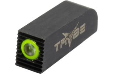 Image of TRYBE Defense High Glow 3-Dot Tritium Night Sights for Glock 17/19/22/23/24/26/27/33/34/35/37/38/39/42/43 P320/P365, Standard, Black, 3DTSG-ST