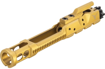 Image of TRYBE Defense Low-Mass AR-15 Complete Bolt Carrier Group, Matte Gold Chrome, BCG556-LMGLD