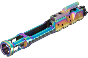 Image of TRYBE Defense Low-Mass AR-15 Complete Bolt Carrier Group, Rainbow PVD, BCG556-LMPVD