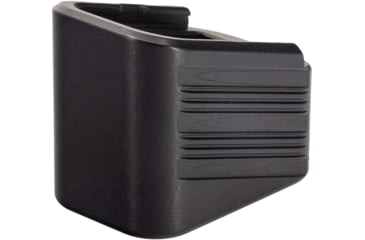 Image of TRYBE Defense Magazine Extension Base Pad, Glock 17/17L/19X/22/34/45, 9mm/.40 S&amp;W, 4/5-Round, Black, MAGEXTG174/5-BK-5RD