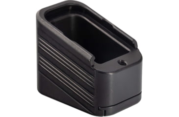 Image of TRYBE Defense Magazine Extension Base Pad, Glock 17/17L/19X/22/34/45, 9mm/.40 S&amp;W, 4/5-Round, Black, MAGEXTG174/5-BK-5RD