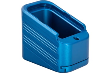 Image of TRYBE Defense Magazine Extension Base Pad, Glock 17/17L/19X/22/34/45, 9mm/.40 S&amp;W, 4/5-Round, Blue, MAGEXTG174/5-BL-5RD