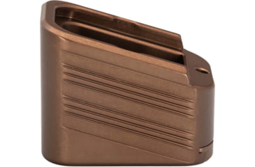 Image of TRYBE Defense Magazine Extension Base Pad, Glock 17/17L/19X/22/34/45, 9mm/.40 S&amp;W, 4/5-Round, FDE, MAGEXTG174/5-FDE-5RD