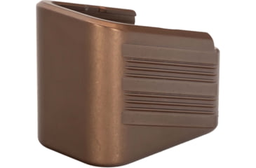 Image of TRYBE Defense Magazine Extension Base Pad, Glock 17/17L/19X/22/34/45, 9mm/.40 S&amp;W, 4/5-Round, FDE, MAGEXTG174/5-FDE-5RD