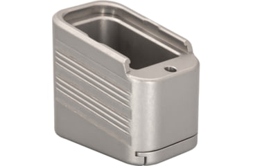 Image of TRYBE Defense Magazine Extension Base Pad, Glock 19/23/26/27, 9mm/.40 S&amp;W, 4/5-Round, Aluminum, MAGEXTG194/5-AL-5RD