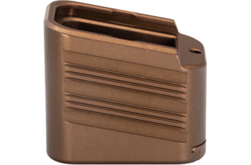 Image of TRYBE Defense Magazine Extension Base Pad, Glock 19/23/26/27, 9mm/.40 S&amp;W, 4/5-Round, FDE, MAGEXTG194/5-FDE-5RD