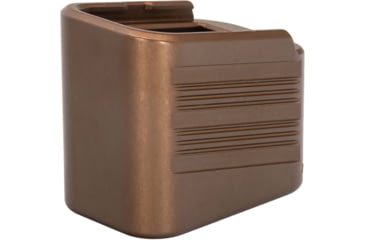 Image of TRYBE Defense Magazine Extension Base Pad, Glock 19/23/26/27, 9mm/.40 S&amp;W, 4/5-Round, FDE, MAGEXTG194/5-FDE-5RD
