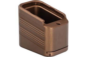 Image of TRYBE Defense Magazine Extension Base Pad, Glock 19/23/26/27, 9mm/.40 S&amp;W, 4/5-Round, FDE, MAGEXTG194/5-FDE-5RD
