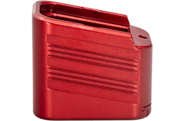 Image of TRYBE Defense Magazine Extension Base Pad, Glock 19/23/26/27, 9mm/.40 S&amp;W, 4/5-Round, Red, MAGEXTG194/5-RD-5RD