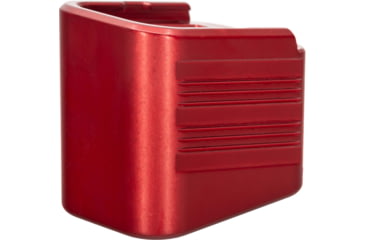 Image of TRYBE Defense Magazine Extension Base Pad, Glock 19/23/26/27, 9mm/.40 S&amp;W, 4/5-Round, Red, MAGEXTG194/5-RD-5RD