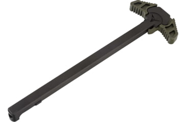 Image of TRYBE Defense Magnesium Alloy Charging Handle, AR-10, Ambidextrous, Olive Drab Green, CHMAGAR10-ODG