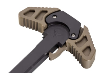 Image of TRYBE Defense Magnesium Alloy Charging Handle, AR-15, Ambidextrous, Flat Dark Earth, CHMAGAR15-FDE