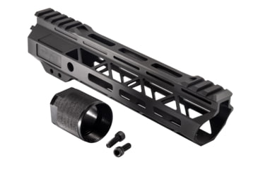 Image of TRYBE Defense Magnite Go Fast Ultra Lightweight Handguard, Cut Top Rail, M-LOK, Black, 9in, MGHDG-V2-9CR-BL
