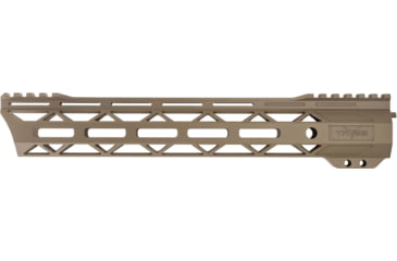 Image of TRYBE Defense Magnite Go Fast Ultra Lightweight Handguard, Cut Top Rail, M-LOK, FDE, 12in, MGHDG-V2-12CR-FDE