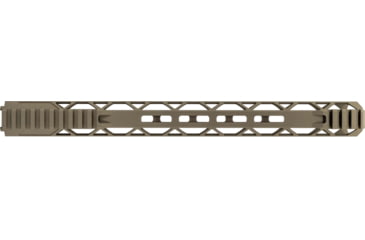 Image of TRYBE Defense Magnite Go Fast Ultra Lightweight Handguard, Cut Top Rail, M-LOK, FDE, 15in, MGHDG-V2-15CR-FDE