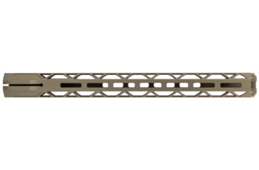 Image of TRYBE Defense Magnite Go Fast Ultra Lightweight Handguard, Cut Top Rail, M-LOK, FDE, 15in, MGHDG-V2-15CR-FDE