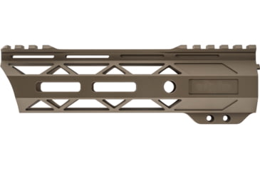 Image of TRYBE Defense Magnite Go Fast Ultra Lightweight Handguard, Cut Top Rail, M-LOK, FDE, 7in, MGHDG-V2-7CR-FDE