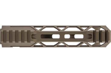 Image of TRYBE Defense Magnite Go Fast Ultra Lightweight Handguard, Cut Top Rail, M-LOK, FDE, 7in, MGHDG-V2-7CR-FDE
