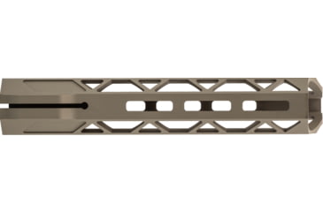 Image of TRYBE Defense Magnesium Alloy Go Fast Ultra Lightweight Handguard, Cut Top Rail, M-LOK, FDE, 9in, MGHDG-V2-9CR-FDE
