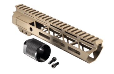 Image of TRYBE Defense Magnite Go Fast Ultra Lightweight Handguard, Cut Top Rail, M-LOK, FDE, 9in, MGHDG-V2-9CR-FDE