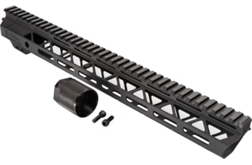 Image of TRYBE Defense Magnite Go Fast Ultra Lightweight Handguard, Full Top Rail, M-LOK, Black, 15in, MGHDG-V2-15FR-BL