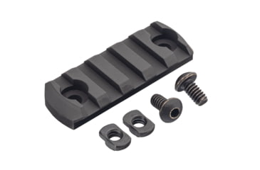 Image of TRYBE Defense Magnite M-Lok Picatinny Rail Section, 5 Slots, Black, TRBDMGRAIL5-BL