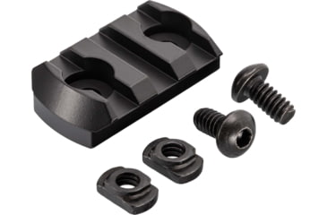 Image of TRYBE Defense Magnite M-Lok Picatinny Rail Section with Lugs - 3 Slots, Black, TRBDMGRAIL3-V2-BL
