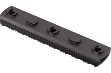 Image of TRYBE Defense Magnite M-Lok Picatinny Rail Section with Lugs - 9 Slots, Black, TRBDMGRAIL9-V2-BL