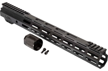 Image of TRYBE Defense Magnite Ultra Function Lightweight Handguard, Cut Top Rail, M-LOK, Black, 15in, MGHDG-V1-15CR-BL