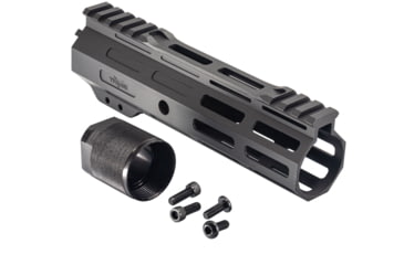 Image of TRYBE Defense Magnite Ultra Function Lightweight Handguard, Cut Top Rail, M-LOK, Black, 7in, MGHDG-V1-7CR-BL