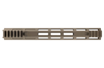 Image of TRYBE Defense Magnite Ultra Function Lightweight Handguard, Cut Top Rail, M-LOK, FDE, 12in, MGHDG-V1-12CR-FDE