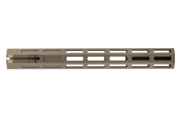 Image of TRYBE Defense Magnite Ultra Function Lightweight Handguard, Cut Top Rail, M-LOK, FDE, 12in, MGHDG-V1-12CR-FDE