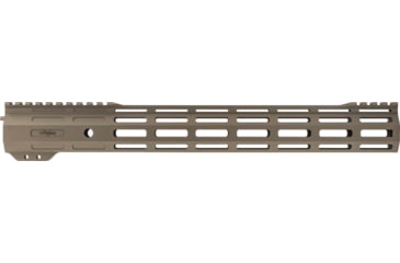 Image of TRYBE Defense Magnite Ultra Function Lightweight Handguard, Cut Top Rail, M-LOK, FDE, 15in, MGHDG-V1-15CR-FDE