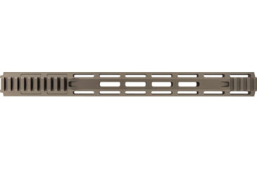 Image of TRYBE Defense Magnite Ultra Function Lightweight Handguard, Cut Top Rail, M-LOK, FDE, 15in, MGHDG-V1-15CR-FDE