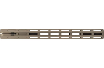 Image of TRYBE Defense Magnite Ultra Function Lightweight Handguard, Cut Top Rail, M-LOK, FDE, 15in, MGHDG-V1-15CR-FDE