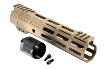 Image of TRYBE Defense Magnite Ultra Function Lightweight Handguard, Cut Top Rail, M-LOK, FDE, 9in, MGHDG-V1-9CR-FDE