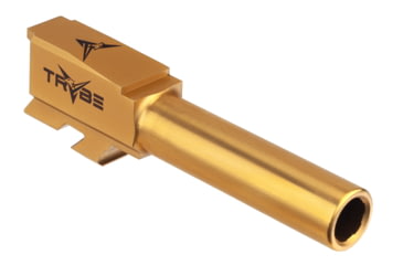 Image of TRYBE Defense Match Grade Non Threaded Pistol Barrel, Glock 43/43X, Gold TIN, PBG43-TIN