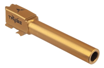 Image of TRYBE Defense Match Grade Non Threaded Pistol Barrel, S&amp;W M&amp;P 9mm 4.25in 2.0, Gold TIN, PBSWMP425-TIN