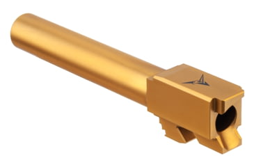 Image of TRYBE Defense Non Threaded Conversion Pistol Barrel for Glock 22/31, 9mm, 416R Stainless Steel, Gold TIN, PBCONVG22-31-TIN
