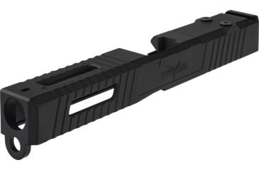 Image of TRYBE Defense Pistol Slide, Glock 17, Gen 3, DeltaPoint Pro Cut, Black, SLDG17G3DP-BN