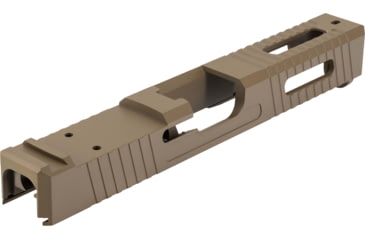 Image of TRYBE Defense Pistol Slide, Glock 17, Gen 3, DeltaPoint Pro Cut, FDE Cerakote, SLDG17G3DP-FDE