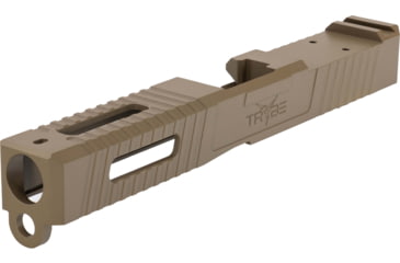 Image of TRYBE Defense Pistol Slide, Glock 17, Gen 3, DeltaPoint Pro Cut, FDE Cerakote, SLDG17G3DP-FDE