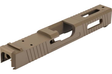 Image of TRYBE Defense Pistol Slide, Glock 17, Gen 3, Venom Cut, FDE Cerakote, SLDG17G3VNM-FDE