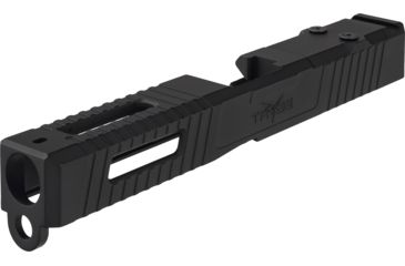 Image of TRYBE Defense Pistol Slide, Glock 17, Gen 3, Viper Cut, Black, SLDG17G3VPR-BN