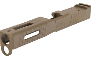 Image of TRYBE Defense Pistol Slide, Glock 17, Gen 4, DeltaPoint Pro Cut, Version 1, FDE Cerakote, SLDG17G4DP-FDE