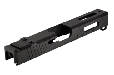 Image of TRYBE Defense Pistol Slide, Glock 17, Gen 4, Venom Cut, Version 1, Black Cerakote SLDG17G4VNM-BN
