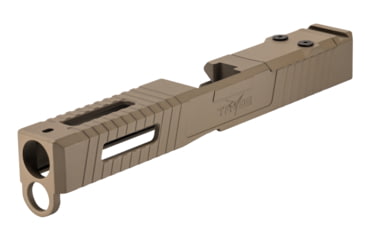 Image of TRYBE Defense Pistol Slide, Glock 17, Gen 4, Viper Cut, Version 1, FDE Cerakote, SLDG17G4VPR-FDE